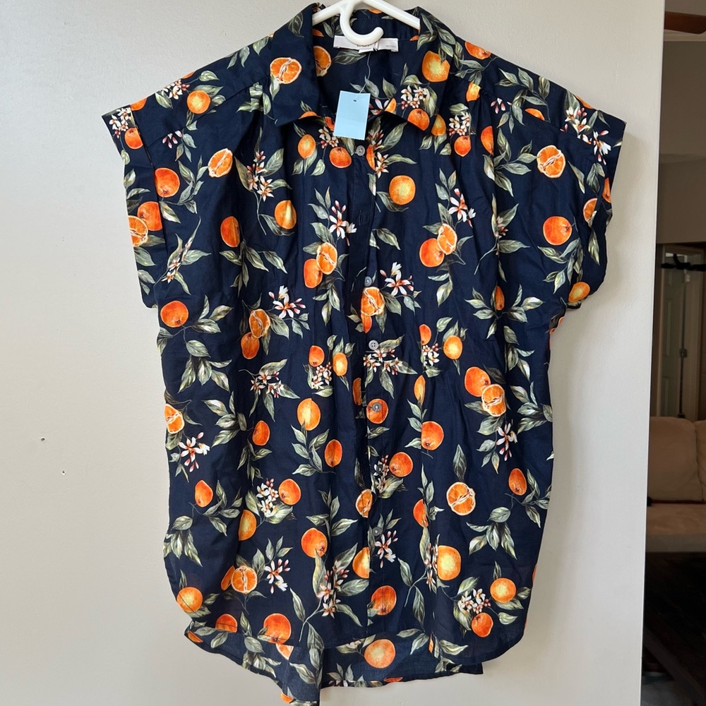 Petite Orange Harvest Dolman Everyday Shirt